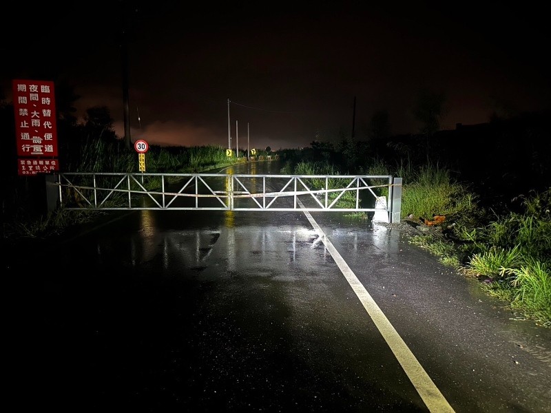 豪雨來襲 玉里高寮便道水位將滿即刻預防性封閉