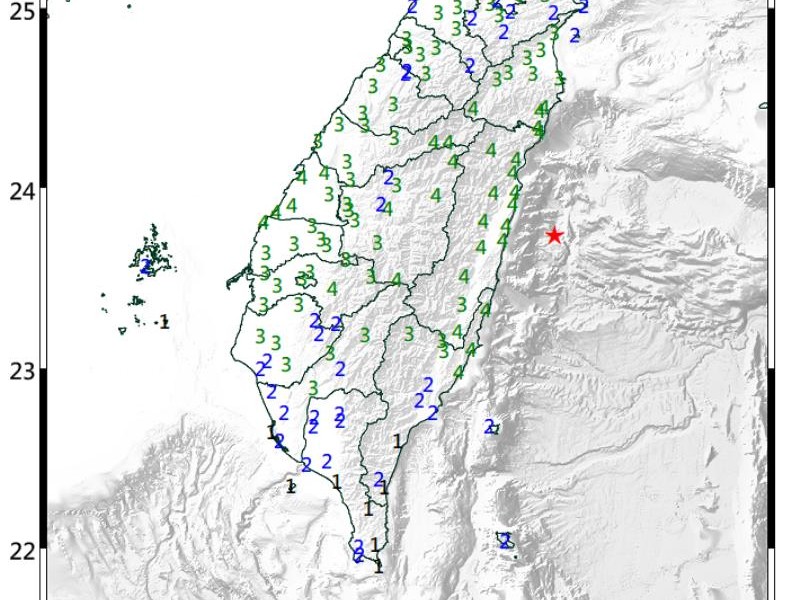 震得又大又久! 花蓮中部外海6.3地震 1小時內再連震9起