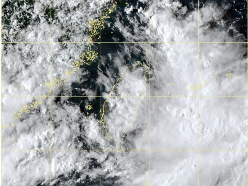 大雨特報 東部有局部大雨發生機率