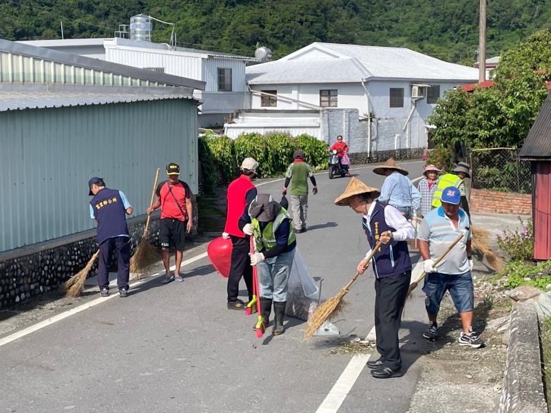 良好生活環境為宜居根本 富里鄉「掃街」共創清潔美好家園