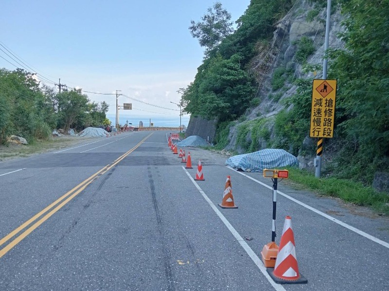 台11線磯崎路段9月4日至27日施工交管 影響行車請注意