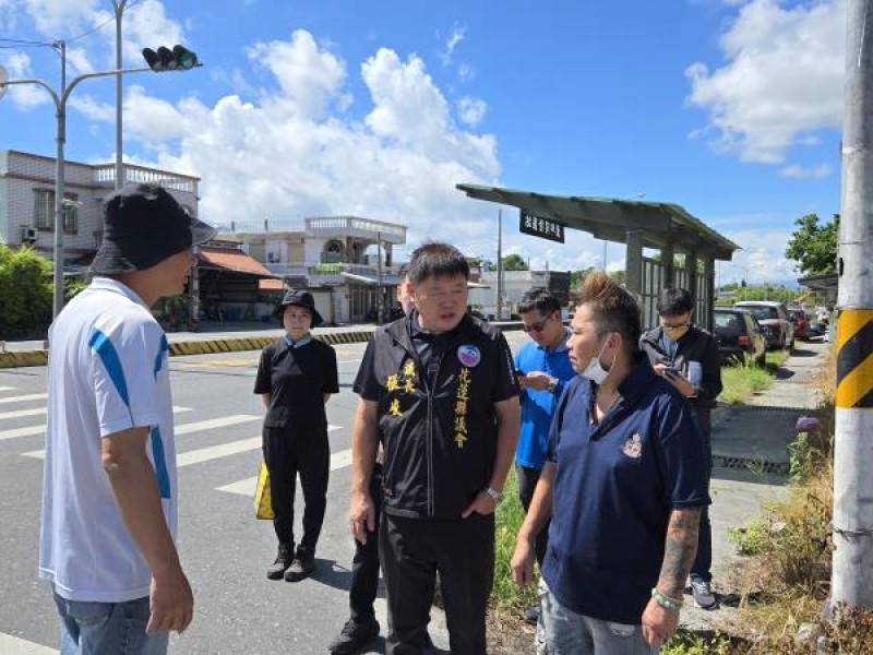 議長張峻爭取壽豐鄉豐坪路三段巷口監視器