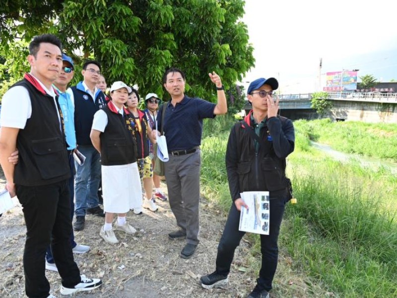 徐榛蔚視察吉安溪「右岸斷點串聯」新建工程 將成花蓮一座新橋樑