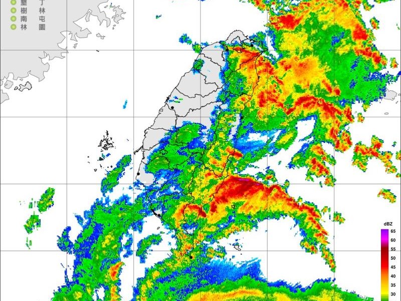 豪雨特報！花東今晚至明日 有局部豪雨或大豪雨