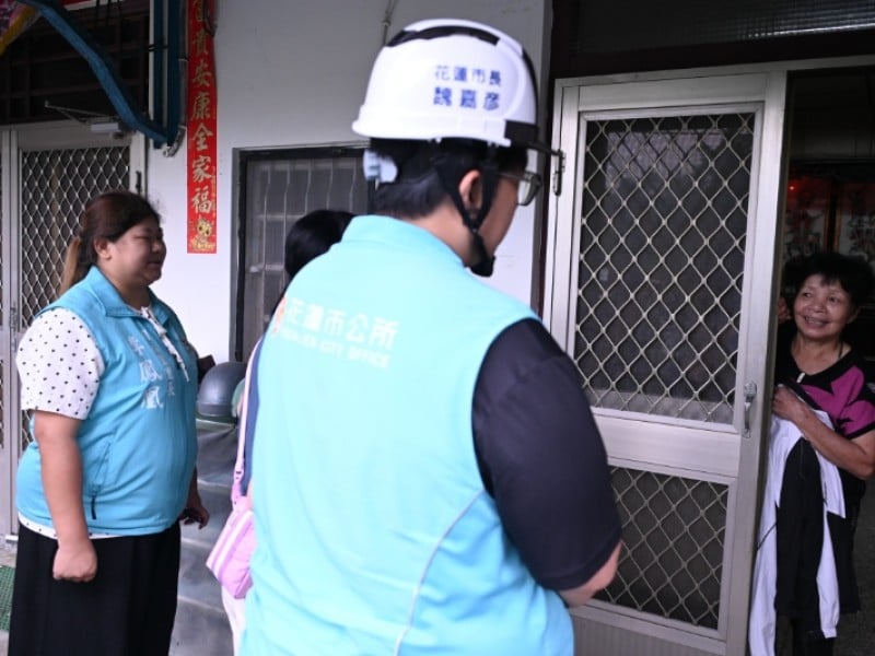 山陀兒颱風挾帶驚人雨量 花蓮市國福社區預防性撤離