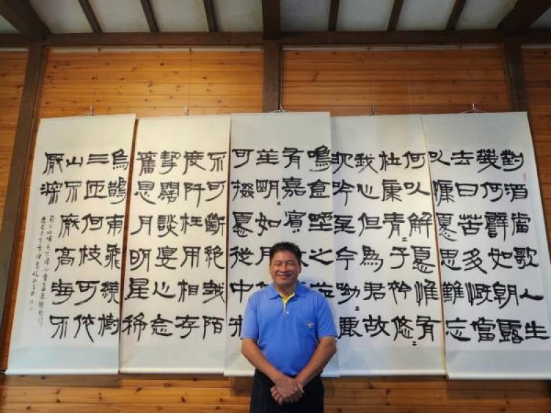 「獵人之手」謝明生「歲月靜好」書畫展 就在玉里客家生活館