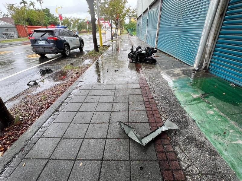 天雨路滑騎車要小心