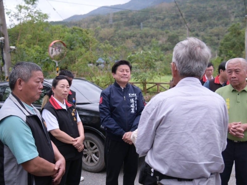 徐榛蔚與傅崐萁勘災進行第三日，深入花蓮災區協助重建，全力推進復原進度