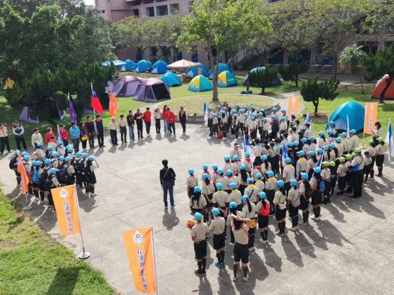 花蓮縣童軍會舉辦童軍親子體驗營