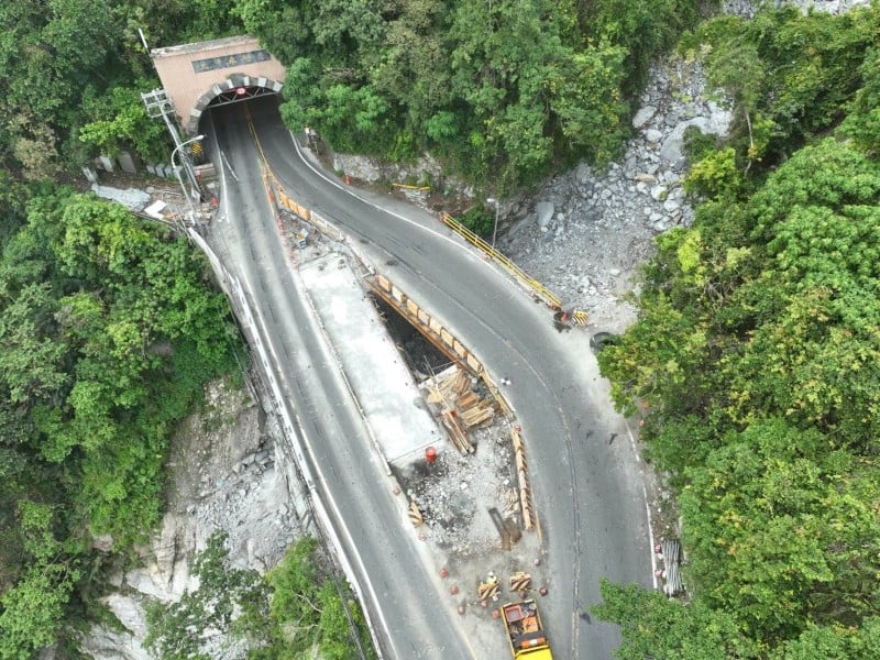 蘇花公路清水橋便橋拆除 12月11日至20日單線雙向管制,和仁至崇德每日放行三次