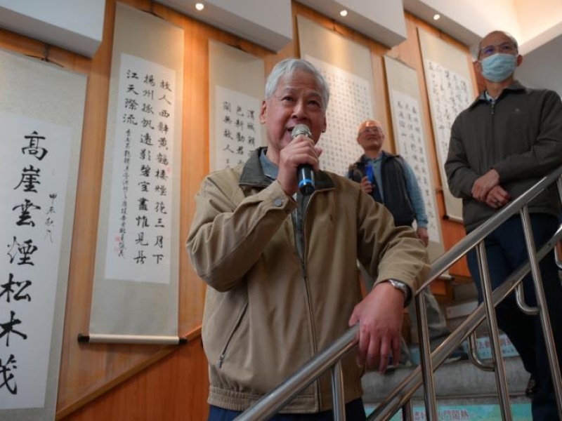 校長書藝展開幕 為市公所增添藝文氣息