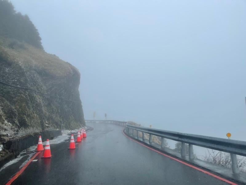 台14甲線翠峰至大禹嶺18:00預警性封閉