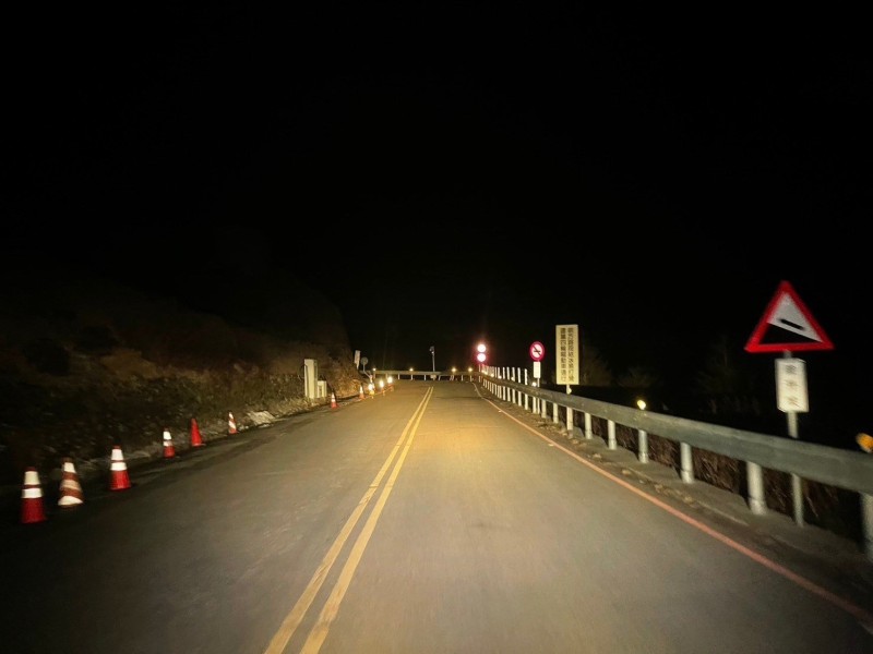 台14甲線合歡山路段今晨恢復通行，提醒用路人注意安全