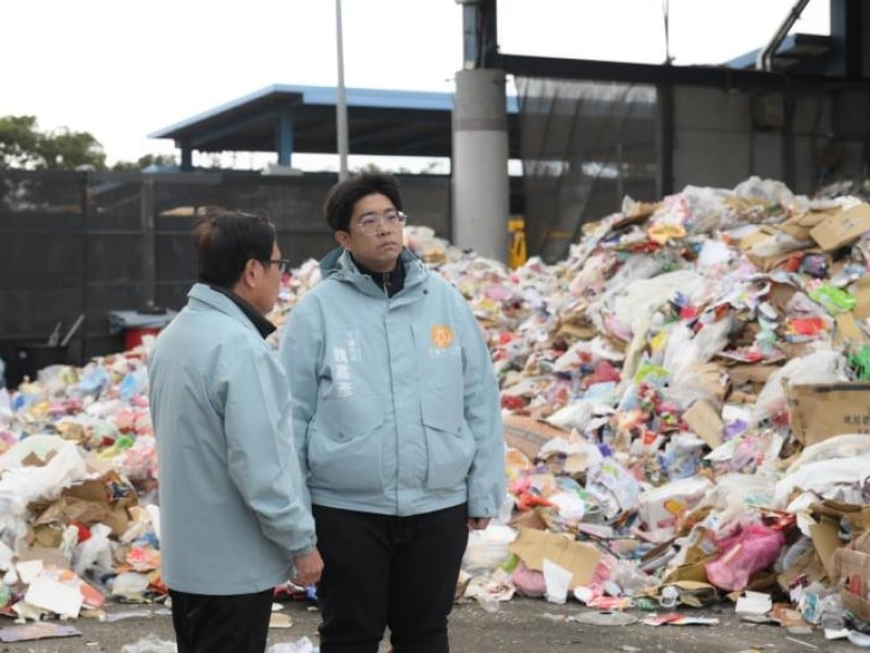 花蓮市春節垃圾收運量激增