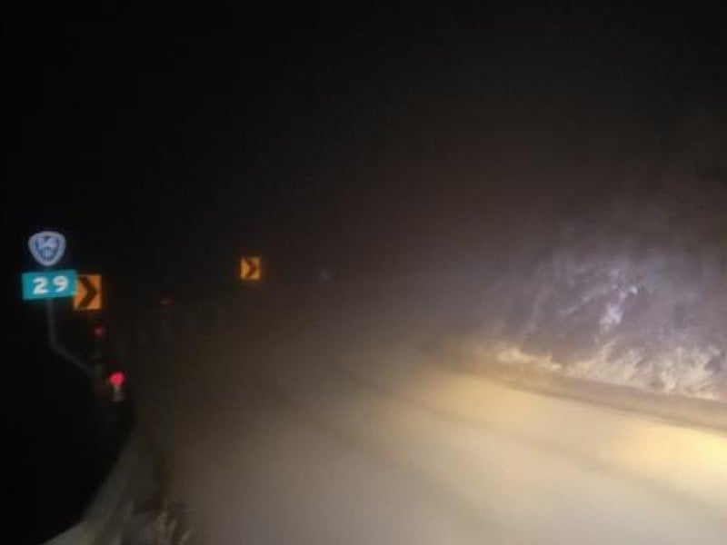 台14甲合歡山路段要加掛雪鏈
