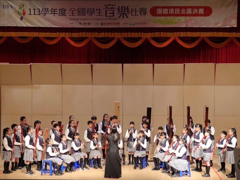 全國學生音樂比賽精湛演奏 中正國小直笛團榮獲特優
