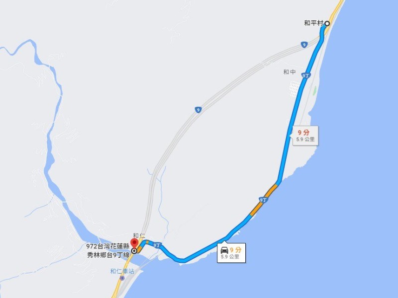 台9線蘇花改中仁隧道(南下隧道)4月14日至4月29日全時段(24小時)道路封閉管制