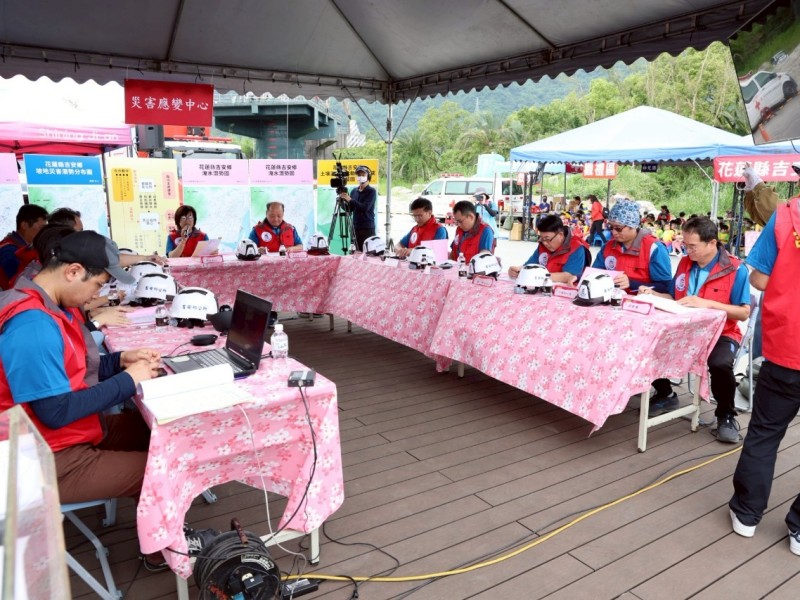吉安防汛演練20項創新上線 游淑貞坐鎮指揮 展現零災損應變力