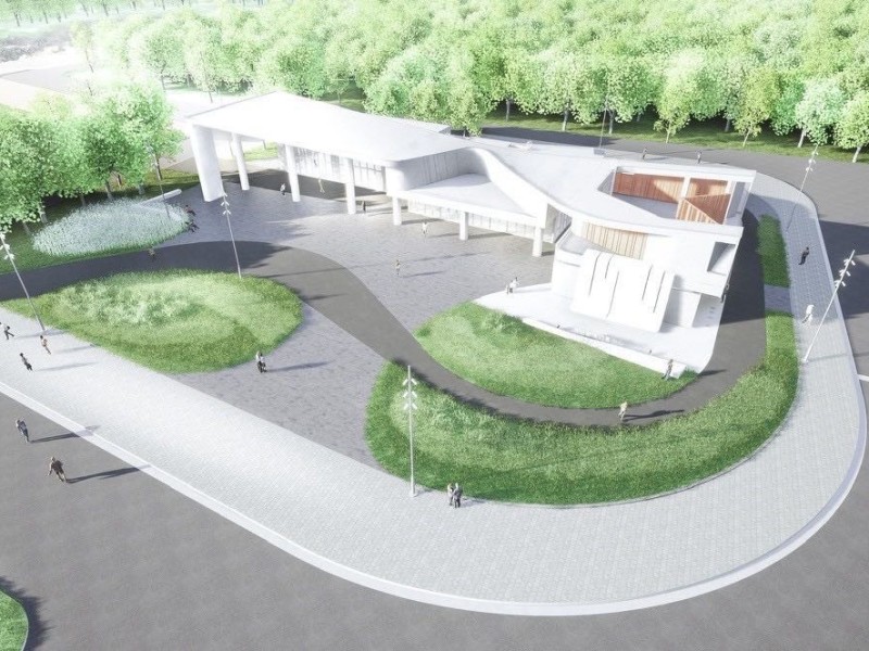 秀姑巒溪遊客中心重建昨開工! 打造智慧旅遊新地標 預計明年12月完工