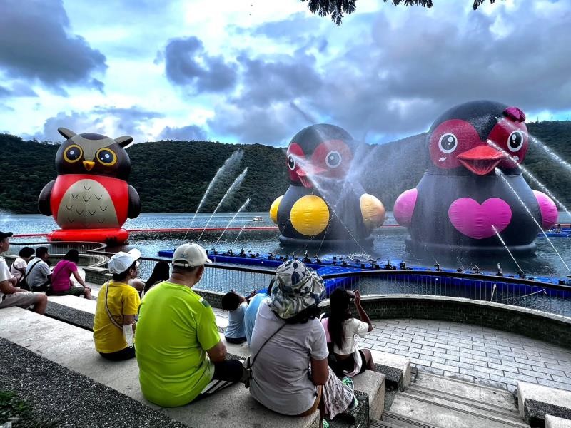 今年暑假鯉魚潭沒有「紅面鴨」