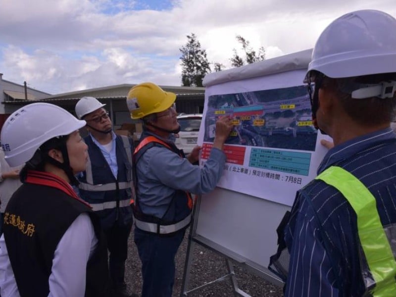 193縣道吉安溪橋及中山橋改建工程 預計7月中施工單線雙向通行