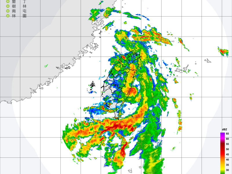 熱帶性低氣壓深夜至凌晨登陸! 花蓮、北台東雨勢很猛烈 將突破200毫米