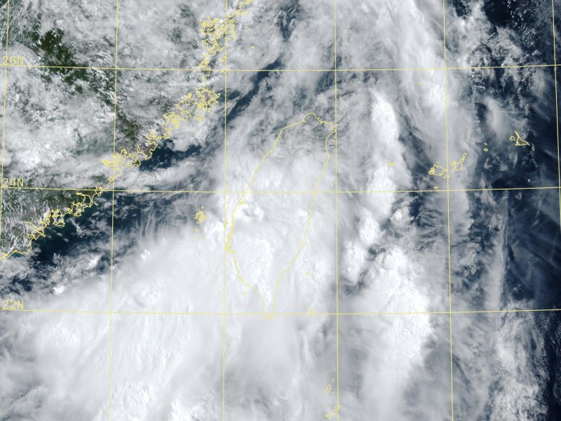 豪雨特報! 花蓮山區、蘭嶼、綠島 有局部大雨發生機率