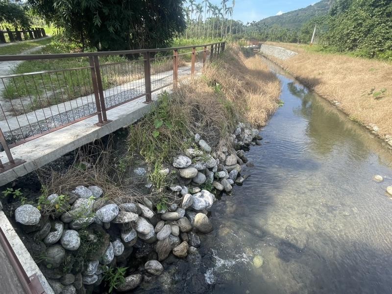 芙登溪水環境改善工程 颱風還沒來已傷痕累累