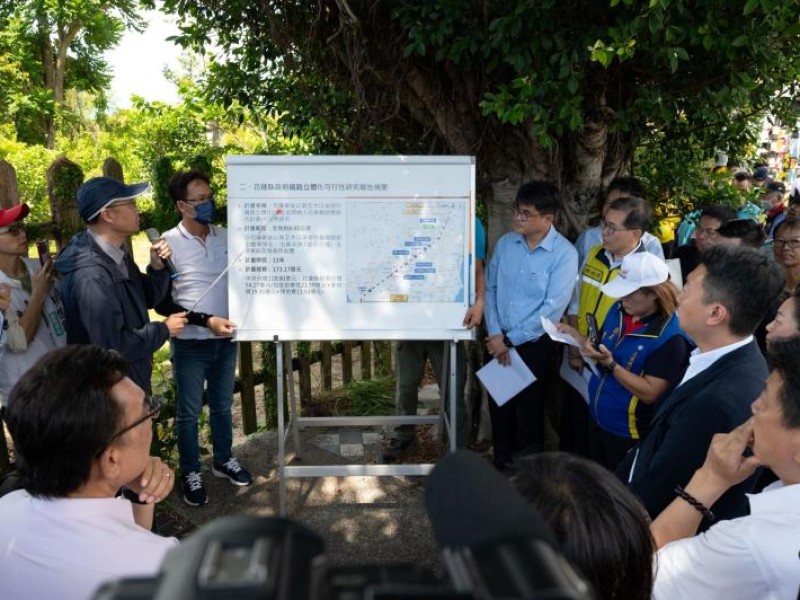 立法院交通委員會考察花蓮地區交通建設 交長陳世凱指示積極推動各項重要交通建設