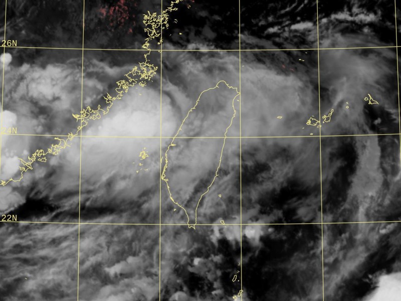 大雨特報! 花蓮山區有局部大雨發生機率