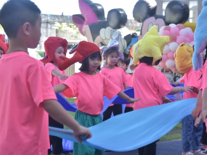花蓮市幼開學迎新童辦派對