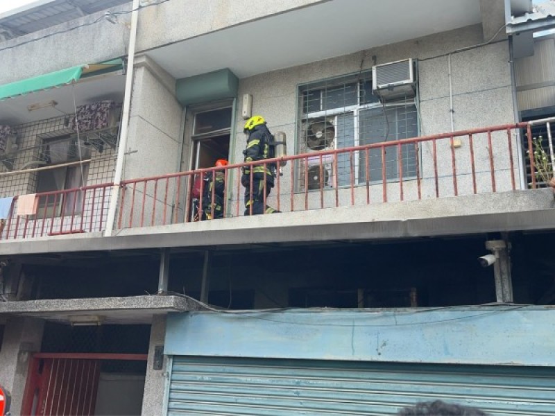 花蓮市建國路民宅火警