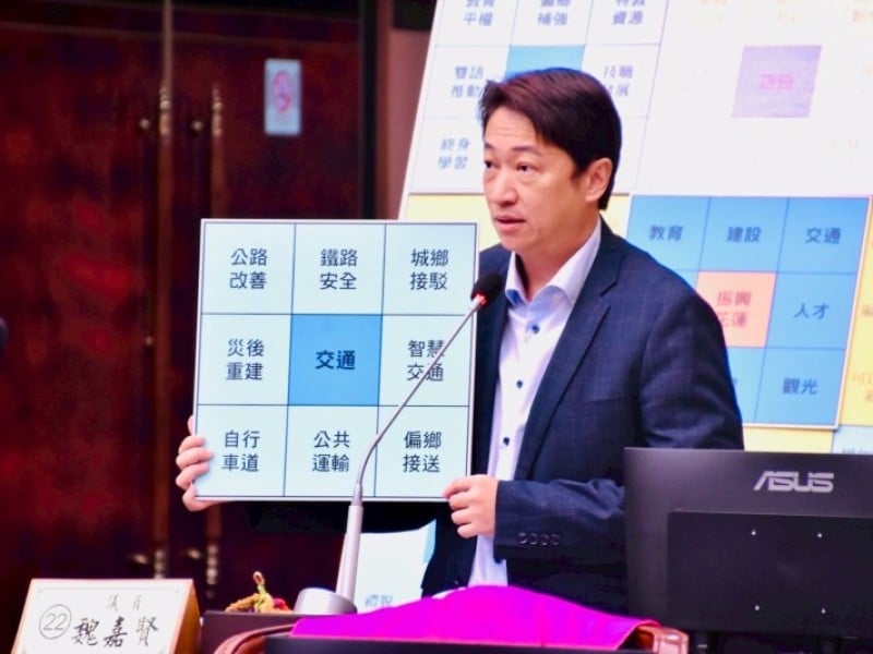 中山橋施工 魏嘉賢籲縣府提出開學前交通應變方案