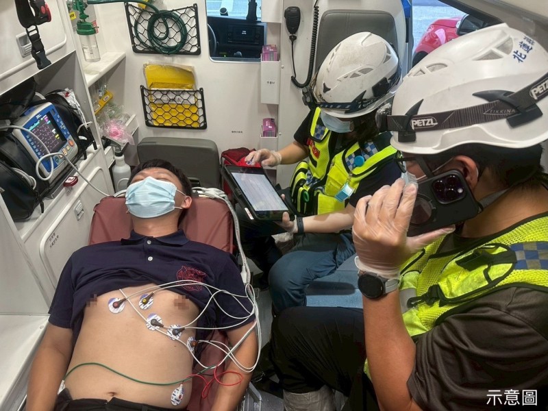 花蓮首例到院前線上醫療指導成功給予抗心律不整藥物 119緊急救護再創里程碑