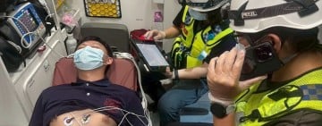 花蓮首例到院前線上醫療指導成功給予抗心律不整藥物 119緊急救護再創里程碑