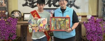 總統教育獎得主盧琮鈞拜會花蓮市公所