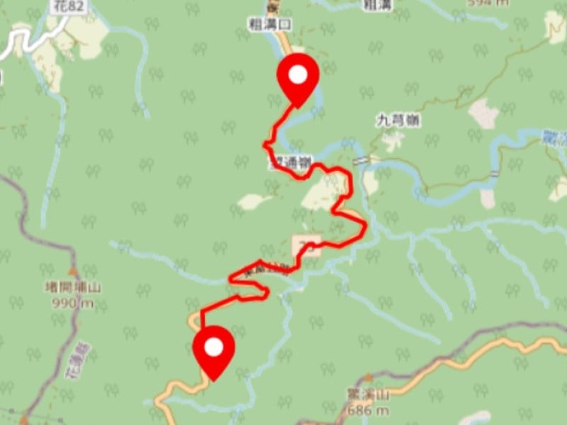 台23線富里望通嶺路段9/1-30災害搶修工程施工交管