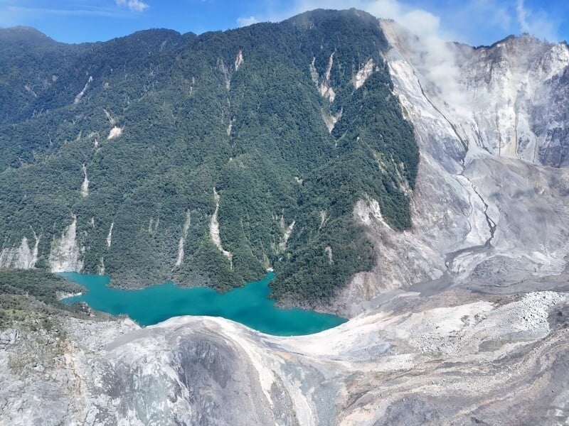 馬太鞍溪上游堰塞湖可能於10月初壩頂溢流