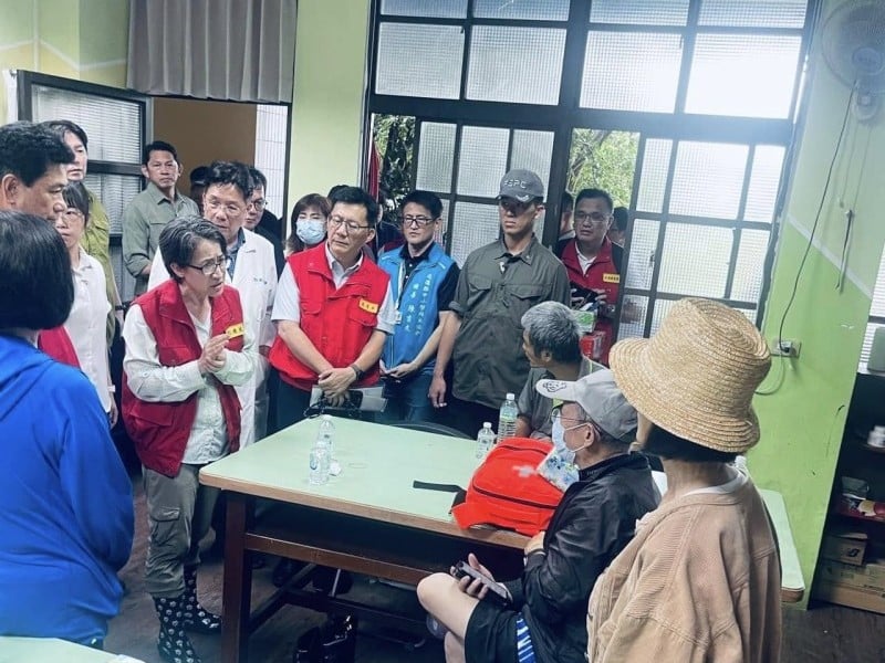 洪水重創光復鄉 副總統蕭美琴前往勘災
