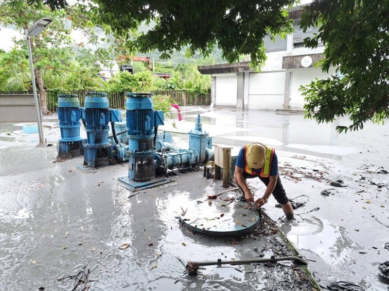 台水緊急搶修 光復鄉逐步恢復供水