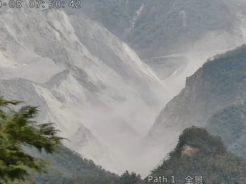 花蓮清晨地震引關注堰塞湖安全 林業保育署:空拍確認無異常
