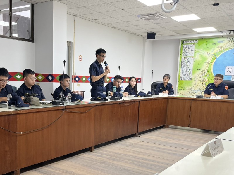 新戰力報到 新城警分局辦理新進人員職前座談會