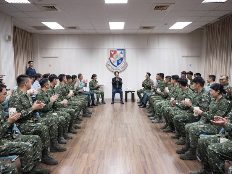 賴清德嘉勉光復救災北部地區國軍部隊