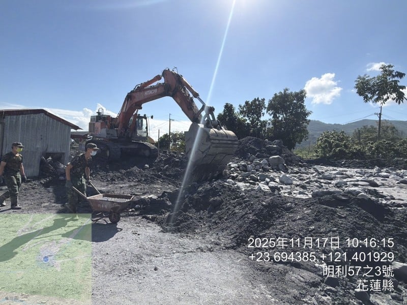 明利村部落聚會所及其周邊預計11/20清淤完畢