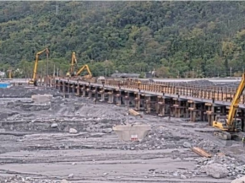 馬太鞍溪鋼便橋將於115年1月底前完工