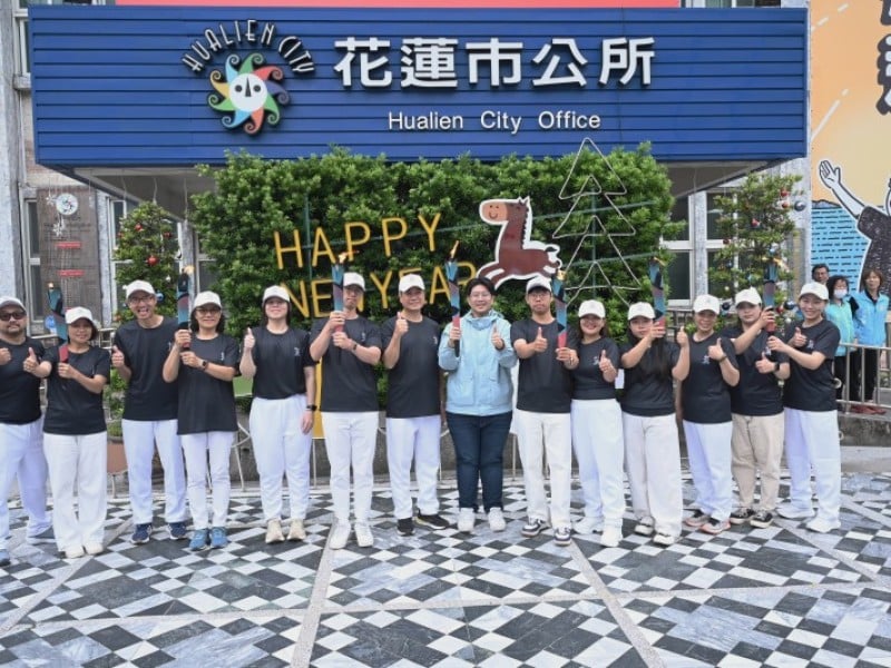 世界原民運動會聖火傳遞至花蓮市