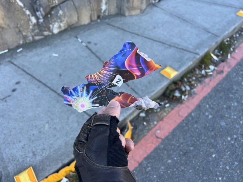 民眾合歡山武嶺公路上燃放煙火，太管處將依法裁處