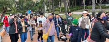 海洋公園今23歲生日 上午破3000人入園