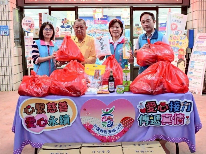 天浩宮拋磚引玉捐贈物資送暖吉安　 游淑貞感謝善念行動凝聚溫暖力量