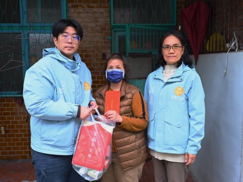 魏嘉彥一天探視6戶原住民族急難家庭